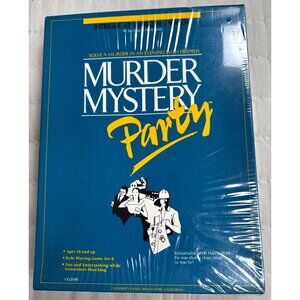 Murder Mystery Party Game New 1986 Intrigue at Sparkling Water University Games